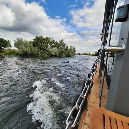 ספינת מלון Otter Comfort Klasse Xl Houseboat Ophoven